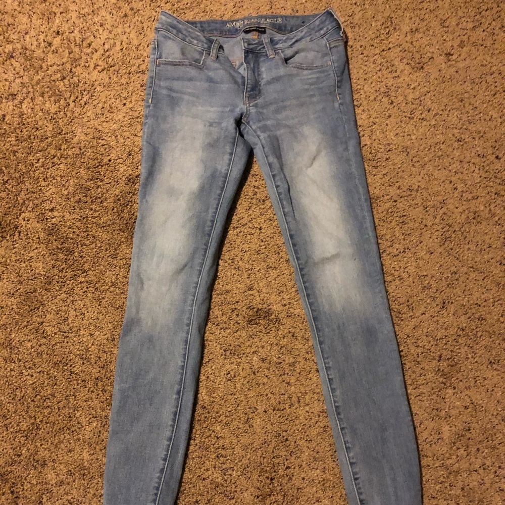 Light denim jeans, size 6